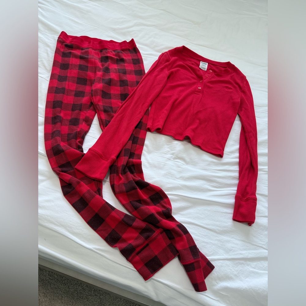 PINK Victoria's Secret Red Sleepwear women’s pajama set